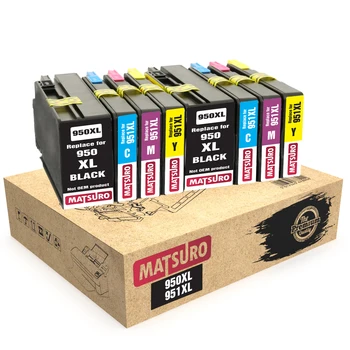 Originalus Matsuro | Suderinamas pakeisti rašalo kasetes HP 950XL 951XL 950 XL XL 951